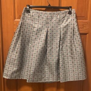 ETCETERA Pleated Pattern Silk Skirt Size 8